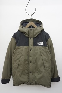 美品 正規 THE NORTH FACE ノースフェイス MOUNTAIN DOWN JACKET マウンテン ダウン ジャケット ブルゾン ND91930 カーキ S 本物 1128N▲