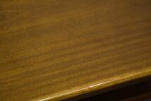 CKC43 karimoku カリモク サイドテーブル コーヒーテーブル 64cm×45cm コンパクト 棚付き リビングテーブル 検)ミッドセンチュリー 袖机_画像7