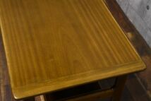 CKC43 karimoku カリモク サイドテーブル コーヒーテーブル 64cm×45cm コンパクト 棚付き リビングテーブル 検)ミッドセンチュリー 袖机_画像6
