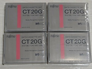 DDS4 カセット FUJITSU DATA CASSETTE CT20G 4個 富士通 DAT テープ