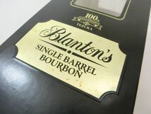 1000円スタート 酒 BOURBON WHISKY SINGLE BARREL Blanton's 100周年 500ml 46.5％ バーボン ブラントン 未開栓 箱付 10 お酒10520_画像5