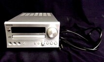 1000円スタート CDデッキ ONKYO CR-D1 オンキヨー CD RECEIVER 通電確認済み オーディオ機器 2006年 THO GG1019_画像1