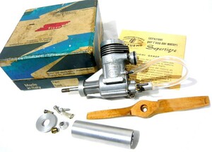 1000円スタート おもちゃ部品 ラジコン エンジンパーツ MOTORI ENGINES SUPER TIGER スーパータイガー 15RV SATARNO 箱付 10 H5003