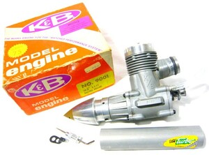 1000円スタート おもちゃ部品 ラジコン エンジン K&B MODEL ENGINE 3438 6.5 BABY TURBO クォーターパイロンレース 箱付 10 H5001