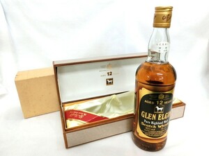 1000円スタート スコッチウイスキー GLEN ELGIN Pure Highland Malt Scotch Whisky 箱付 750ml 43% 未開栓 グレン エルギン 10 お酒⑩807