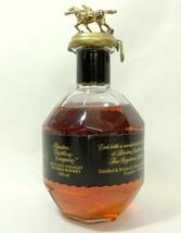 1000円スタート 酒 BOURBON WHISKY SINGLE BARREL Blanton's 100周年 500ml 46.5％ バーボン ブラントン 未開栓 箱付 10 お酒10520_画像7