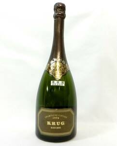 1000円スタート 酒 Champagne vintage 1976 KRUG REIMS 750ml 14％未満 クリュッグ シャンパン 果実酒 未開栓 TSI お酒⑪514