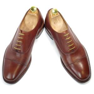 即決 SCOTCH GRAIN 25.5cm ストレートチップ スコッチグレイン メンズ 茶 ブラウン 本革 ビジネス 本皮 レースアップ ドレス 革靴 紳士靴
