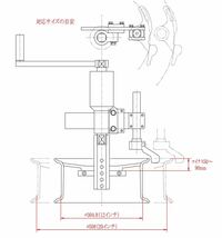 (納期ご注意） 楽々 手動式タイヤチェンジャー_画像3