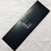 ■未使用同然■dunhill ダンヒル　ネクタイ　格子　金具　シルク100% イタリア製　アイボリー　ケース付き_画像2