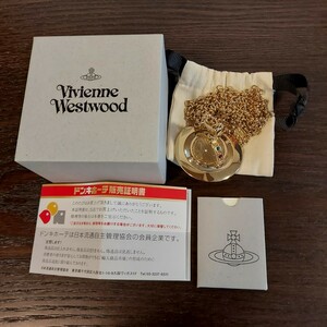 未使用 ネックレス Vivienne Westwood ゴールド ヴィヴィアンウエストウッド 63020096 オーブ 