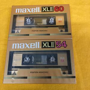 【W123】maxell XLⅡ 60 54 マクセル カセットテープ ハイポジ XL 