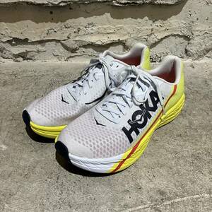 ほぼ未使用 HOKA ONE ONE ROCKET X ホカオネオネ ロケット ランニングシューズ サイズ28cm