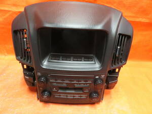 BY5835 with guarantee first generation Harrier original multi monitor /86110-48020/ audio / cassette deck /86120-48010/MCU10W MCU15W ACU10W ACU15W beautiful 