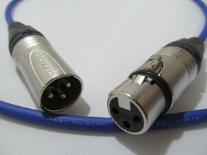  digital XLR cable 1 pcs 1.0m | cable :MOGAMI Moga mi3080 | plug :NEUTRIK