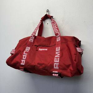 Supreme 18SS Duffle Bag Red シュプリーム 18SS ダッフル バッグ レッド size FREE ファッション小物 カバン ショルダーベルト欠損