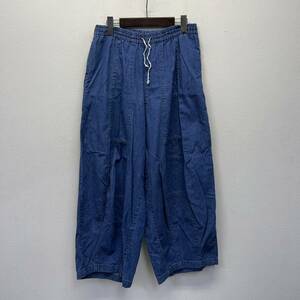 Needles H.D PANTS ニードルス ヒザデル パンツ size 2 メンズ コットン パンツ ブルー