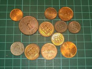 【1円スタート】イギリス領ガーンジー代官管轄区　ガーンジーポンド硬貨　おまとめ　英国