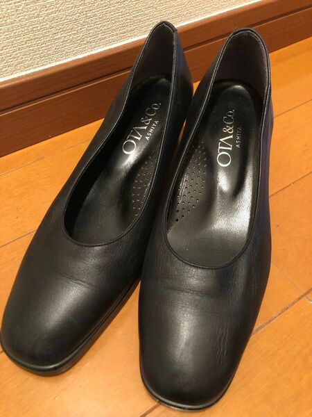 OTA&Co.ashiya ブラック パンプス 23cm 日本製