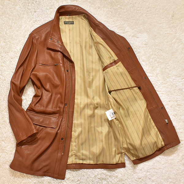 2023年最新】Yahoo!オークション -鹿革 コートの中古品・新品・未使用