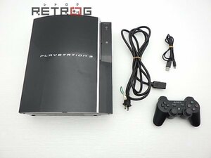 PlayStation3本体 60GB（CECHA00/クリアブラック） PS2ソフト動作未確認 PS3