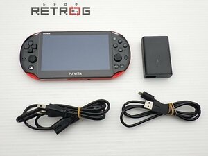 PlayStation Vita本体 （PCH-2000シリーズ） Wi-Fiモデル PCH-2000ZX17 レッド×ブラック PS Vita