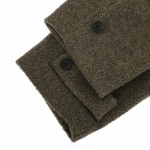 URU ウル 16/AW 16FUJ11 ALPACA BLOUSON アルパカブルゾン ジャケット 2 M グレー ウール アウター 内ボタン欠品_画像5