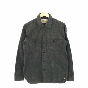 FREEWHEELERS フリーホイーラーズ NEAL CASSADY RAIL ROAD 30's STYLE WORK SHIRTS ニールワークシャツ シャンブレー長袖シャツ ブラック