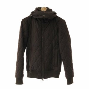 AKM エイケイエム B250 WOOL DIAMOND QUILTING JACKET ウールダイヤモンドキルティング中綿ジャケット S THINSULATE ブラウン