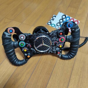 ステアリングホイール 磁気パドル PCゲーム レースシム ハンコン レーシング AMG GT3 Fanatec Simucube Thrustmaster Simagic Moza などに