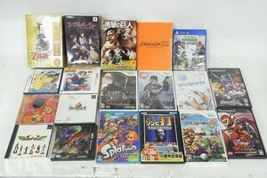 L242-J10-2818 ソフト DVD まとめセット PS4 DS PSP WIIU コープスパーティ スプラトゥーン 進撃の巨人 エヴァンゲリオン 現状品①＠