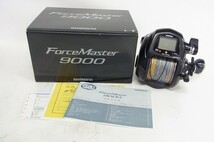 M234-N36-617 SHIMANO FORCE MASTER 9000 シマノ フォースマスター 9000 箱付き 電動リール 現状品①_画像1