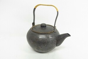 O312-Y25-1759... серебряный желтый медь . река заварной чайник чайная посуда текущее состояние товар ①