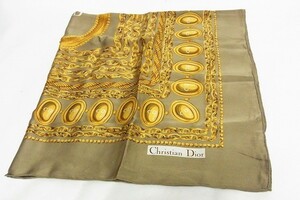O300-Y20-1650 * CHRISTIAN DIOR Christian Dior шарф текущее состояние товар ① *