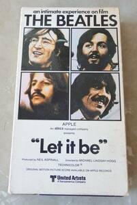 Beatles/Let It Be 1981 year import version VHS(Magnetic Video 4508-30) Beatles 