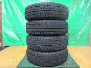 BRIDGESTONE REVO GZ 165/65R14 4本 No.4072上 スタッドレス 冬タイヤ 80％残溝