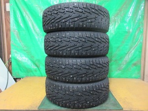 2021年製 Mileking winter mk677 205/60R16 4本 No.4089上 スパイクタイヤ 90％残溝