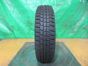 2022年製 DUNLOP WINTERMAXX WM02 155/65R14 1本 No.4106G スタッドレス 冬タイヤ 90％残溝