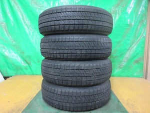 BRIDGESTONE VRX2 165/60R15 4本 No.4124上 スタッドレス 冬タイヤ 70～80％残溝