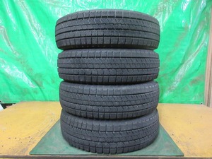 BRIDGESTONE VRX2 155/65R14 4本 No.4167上 スタッドレス 冬タイヤ 70％残溝