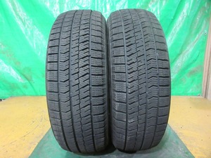 2021年製 ブリヂストン ブリザック BRIDGESTONE BLIZZAK VRX2 185/60R15 2本 No.4264C スタッドレス 冬用 雪 氷 冬タイヤ 80％残溝