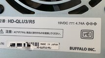在庫多数ジャンク現状通電のみ バッファロー HD-QLU3/R5 HD-QL8TU3/R5J ケースのみ HDD無し 管理番号BU2_画像4