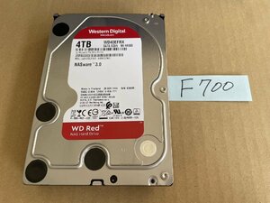 送料無料 Western Digital WD40EFRX Red 4TB 3.5インチ SATA HDD4TB 使用時間37989H★F700