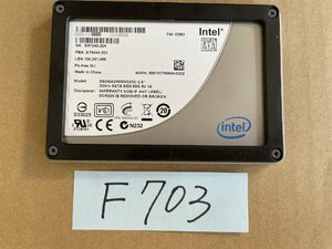 送料無料 INTEL SSDSA2M080G2GC 80GB 2.5インチ SATA SSD80GB 使用時間11797H★F703