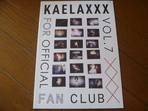 非売品 木村カエラ OFFICIAL FAN CLUB KAELA XXX VOL.7 オフィシャルファンクラブ 会報