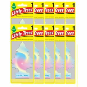 Little Trees リトルツリー エアフレッシュナーコットンキャン　ディー 10枚セット USDM 芳香剤