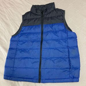 UNIQLO ダウンベスト 150 ブルー×ブラック
