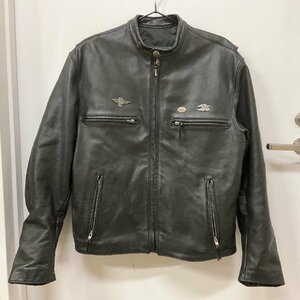 ☆1円スタート メンズ古着 HARLEY-DAVIDSON ハーレー・ダビッドソン ライダース 革ジャン　レザージャケット　アウター　アメリカ製