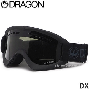 1円～ 21model DRAGON DX BLACK OUT LUMALENS DARK SMOKE ドラゴン ゴーグル スノーボード スノボー スキー SKI [同梱不可]