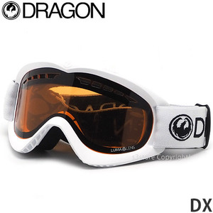 1円～ 21model DRAGON DX WHITE LUMALENS AMBER ドラゴン ゴーグル スノーボード スノボー スキー SKI [同梱不可]